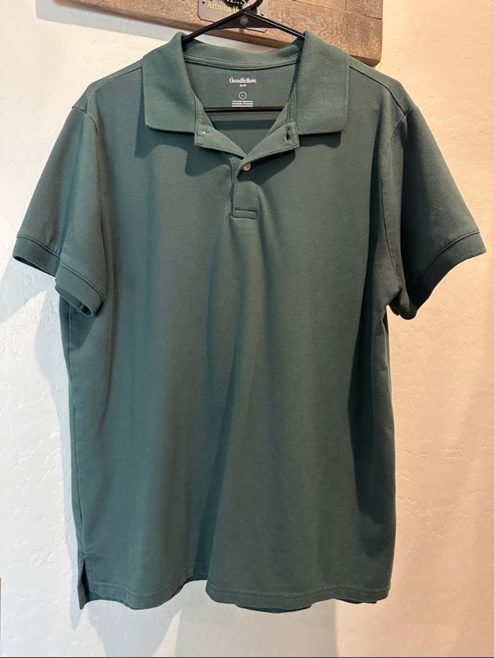 Goodfellow & Co Men's Forest Green Polo Shirt